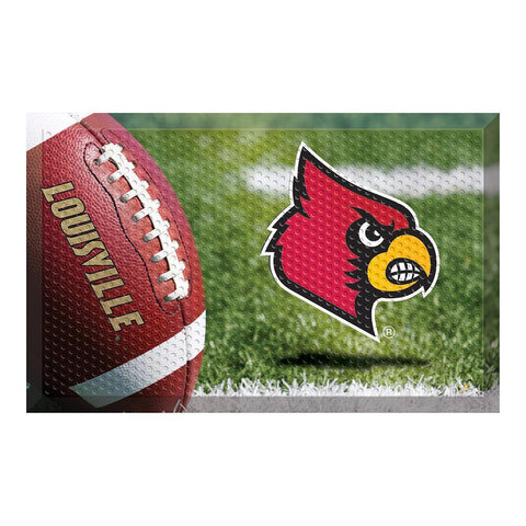 Louisville Cardinals Ncaa Scraper "doormat" (19"x30")