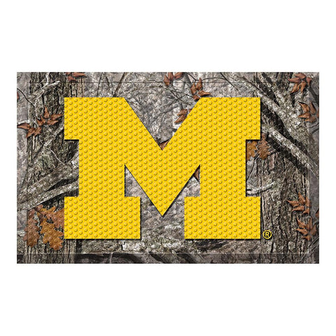 Michigan Wolverines Ncaa Scraper "doormat" (19"x30")