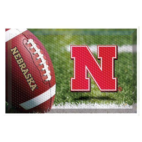 Nebraska Cornhuskers Ncaa Scraper "doormat" (19"x30")