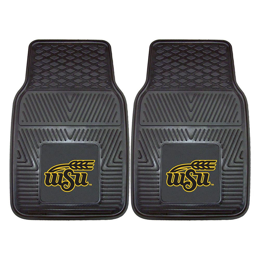 Wichita State Shockers Ncaa Heavy Duty 2-piece Vinyl Car Mats (18"x27")