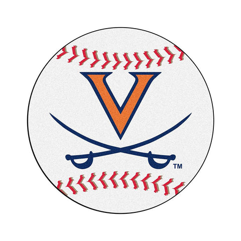 Virginia Cavaliers Ncaa "baseball" Round Floor Mat (29")