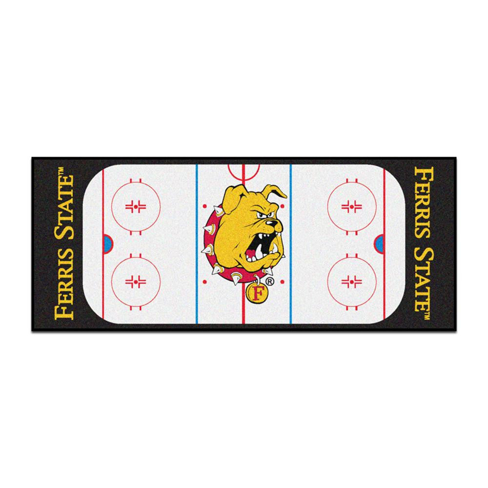 Ferris State Bulldogs Ncaa Floor Runner (29.5"x72")