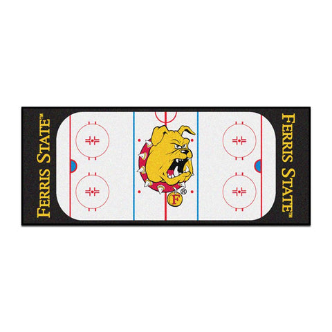 Ferris State Bulldogs Ncaa Floor Runner (29.5"x72")