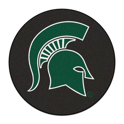 Michigan State Spartans Ncaa Puck Mat (29" Diameter)