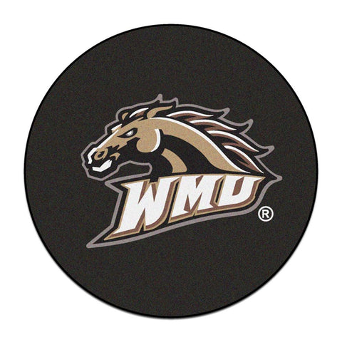 Western Michigan Broncos Ncaa Puck Mat (29" Diameter)