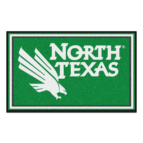 North Texas Mean Green Ncaa 4x6 Rug (46"x72")