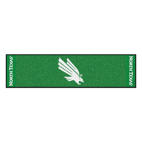 North Texas Mean Green Ncaa Putting Green Runner (18"x72")