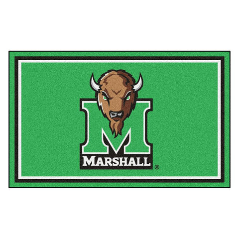 Marshall Thundering Herd Ncaa 4x6 Rug (46"x72")