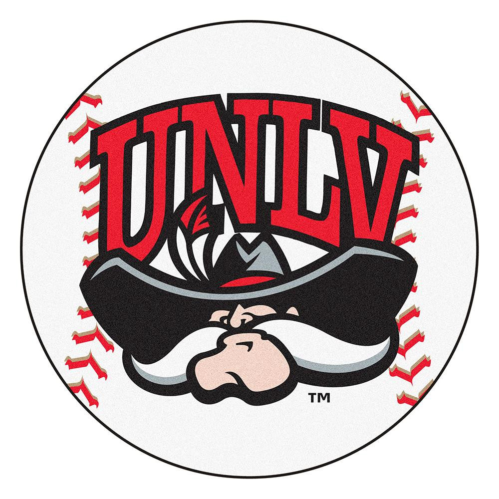 Nevada Las Vegas Runnin Rebels Ncaa "baseball" Round Floor Mat (29")
