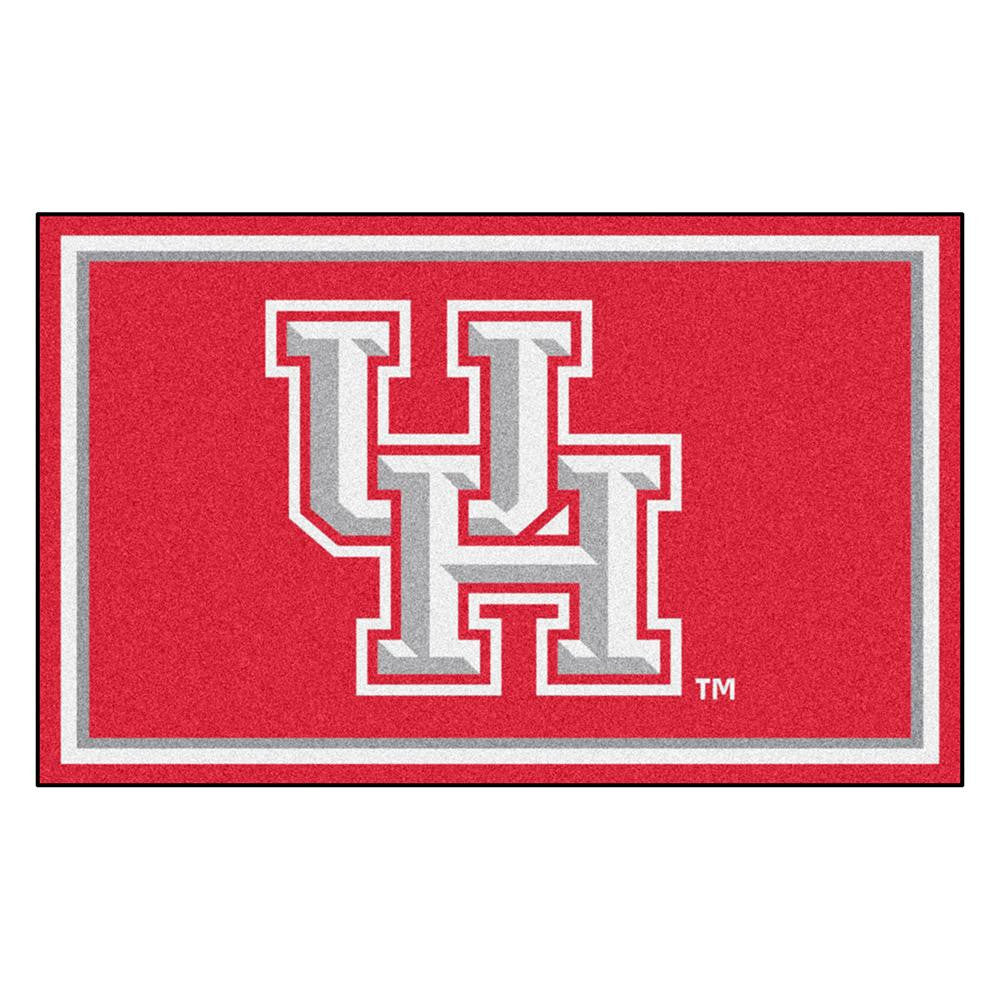 Houston Cougars Ncaa 4x6 Rug (46"x72")
