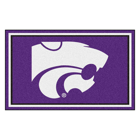 Kansas State Wildcats Ncaa 4x6 Rug (46"x72")