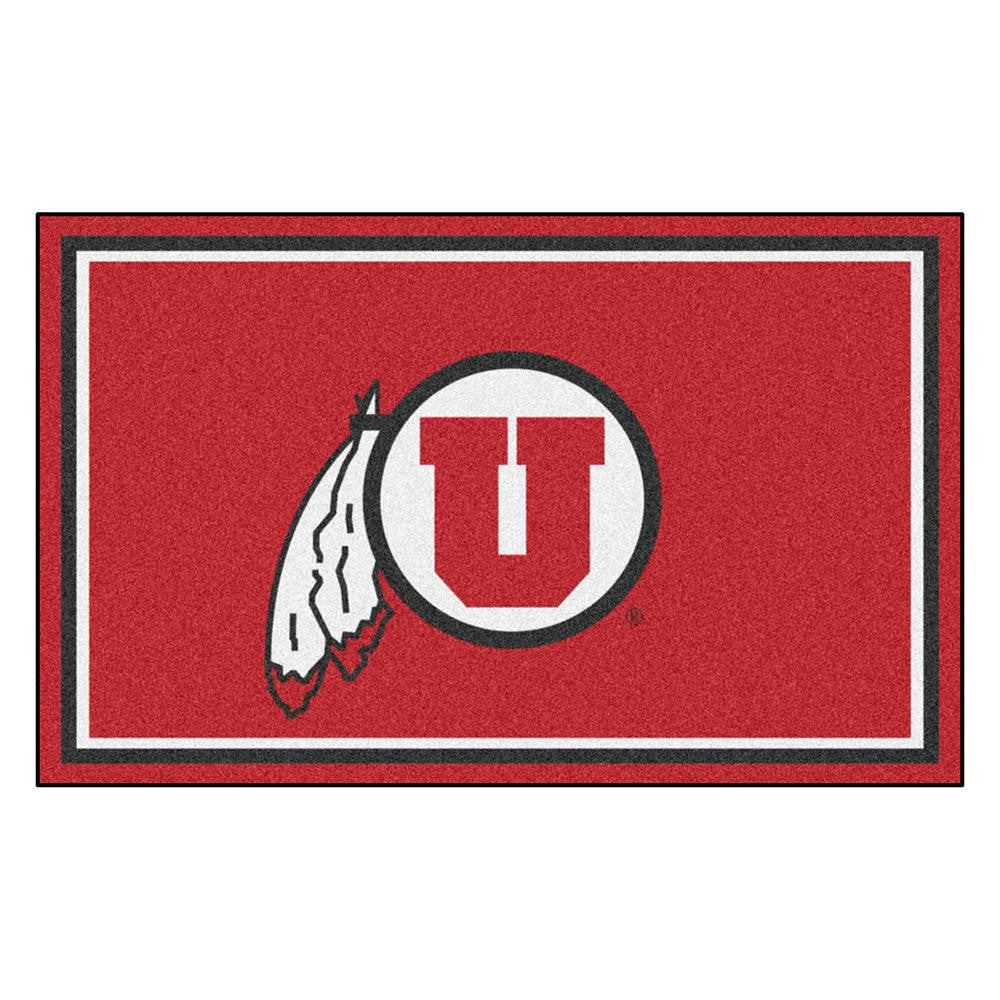 Utah Utes Ncaa 4x6 Rug (46"x72")