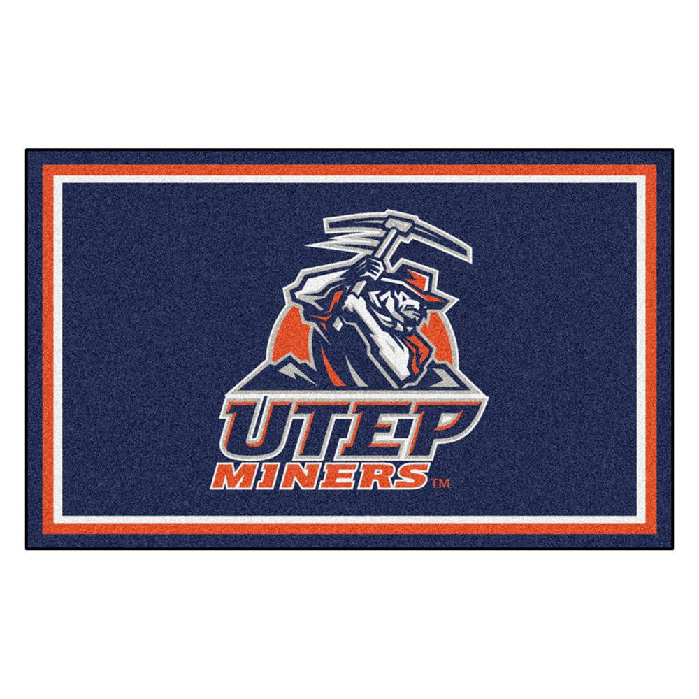 Utep Miners Ncaa 4x6 Rug (46"x72")