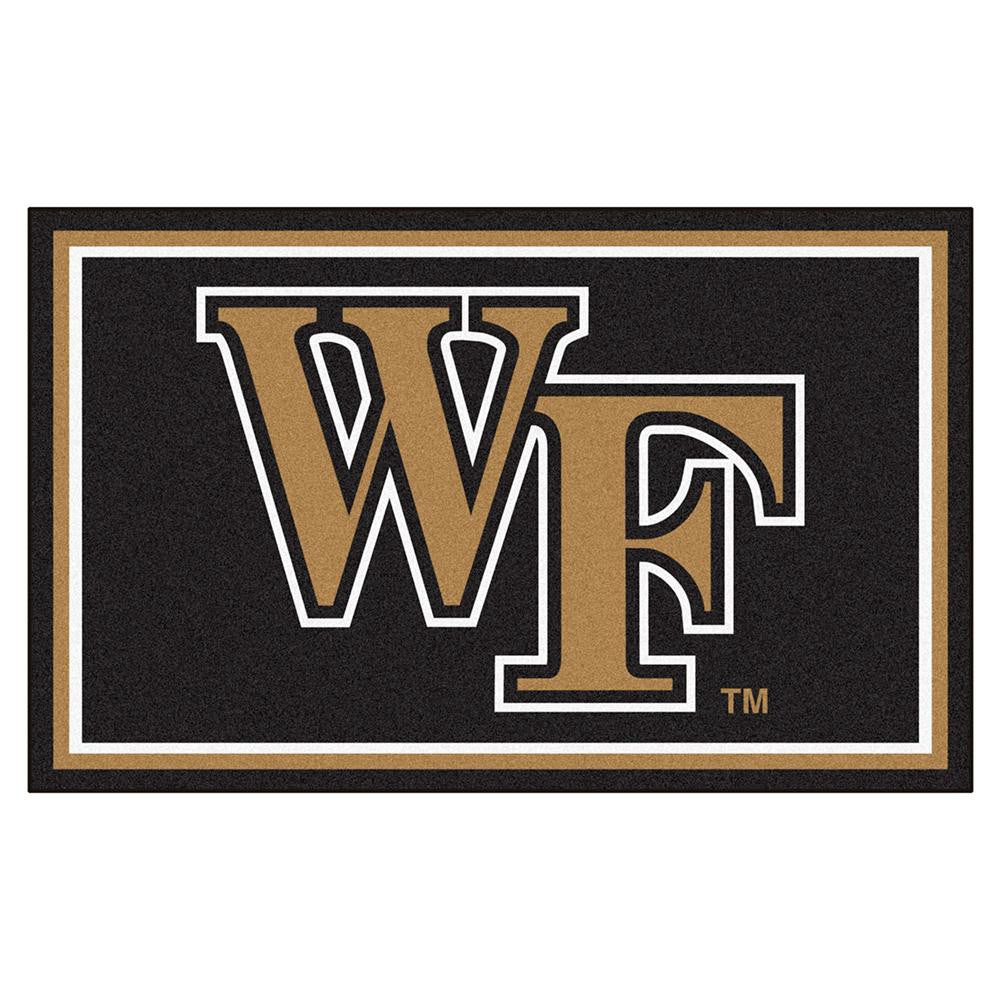 Wake Forest Demon Deacons Ncaa 4x6 Rug (46"x72")