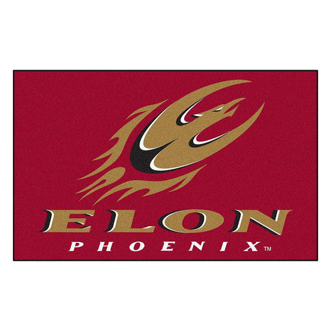 Elon Phoenix Ncaa Ulti-mat Floor Mat (5x8')