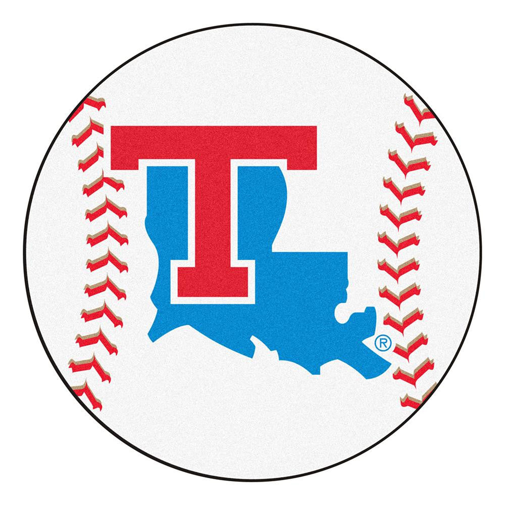 Louisiana Tech Bulldogs Ncaa "baseball" Round Floor Mat (29")