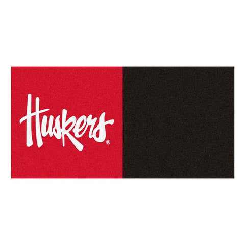 Nebraska Cornhuskers Ncaa Carpet Tiles (18"x18" Tiles)