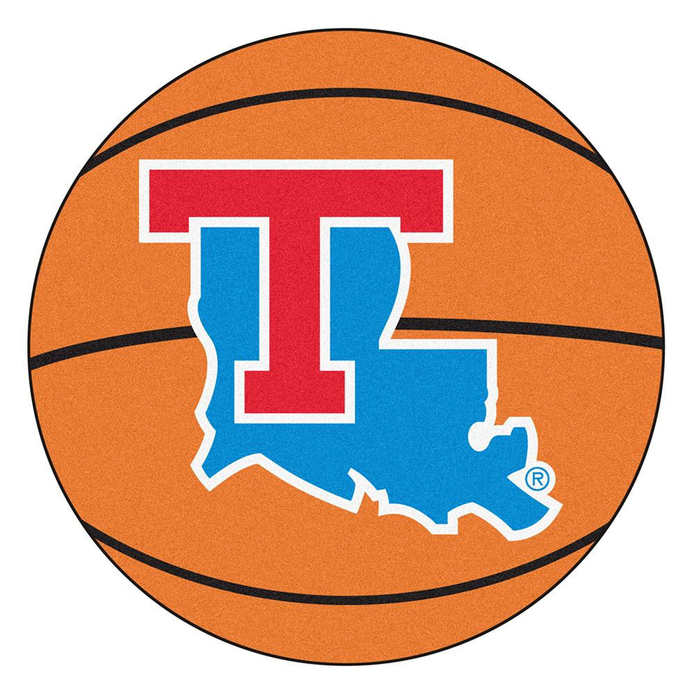 Louisiana Tech Bulldogs Ncaa "basketball" Round Floor Mat (29")
