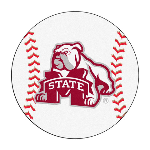 Mississippi State Bulldogs Ncaa "baseball" Round Floor Mat (29")