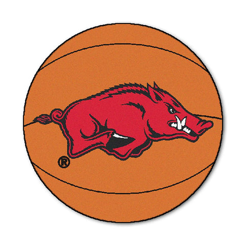 Arkansas Razorbacks Ncaa "basketball" Round Floor Mat (29")