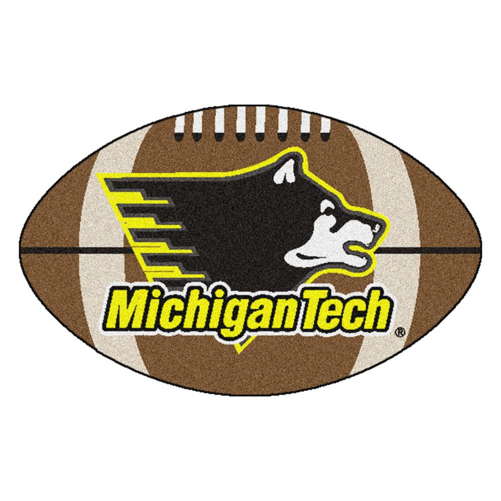 Michigan Tech Huskies Ncaa "football" Floor Mat (22"x35")