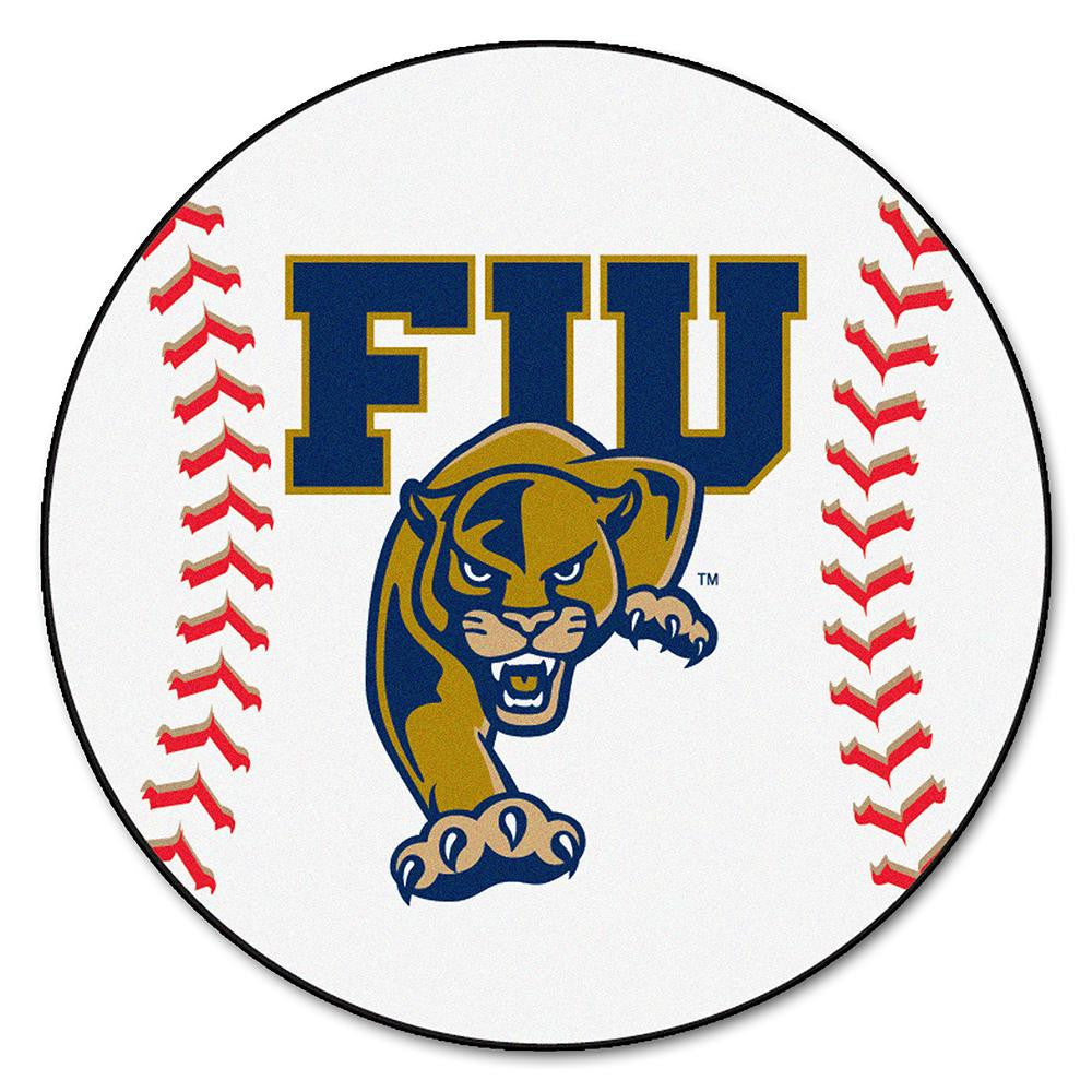 Florida International Golden Panthers Ncaa "baseball" Round Floor Mat (29")