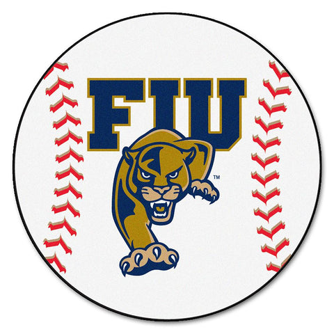 Florida International Golden Panthers Ncaa "baseball" Round Floor Mat (29")