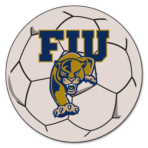 Florida International Golden Panthers Ncaa "soccer Ball" Round Floor Mat (29")