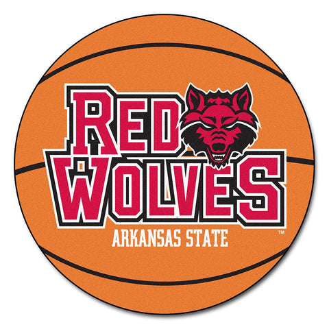 Arkansas State Red Wolves Ncaa "basketball" Round Floor Mat (29")