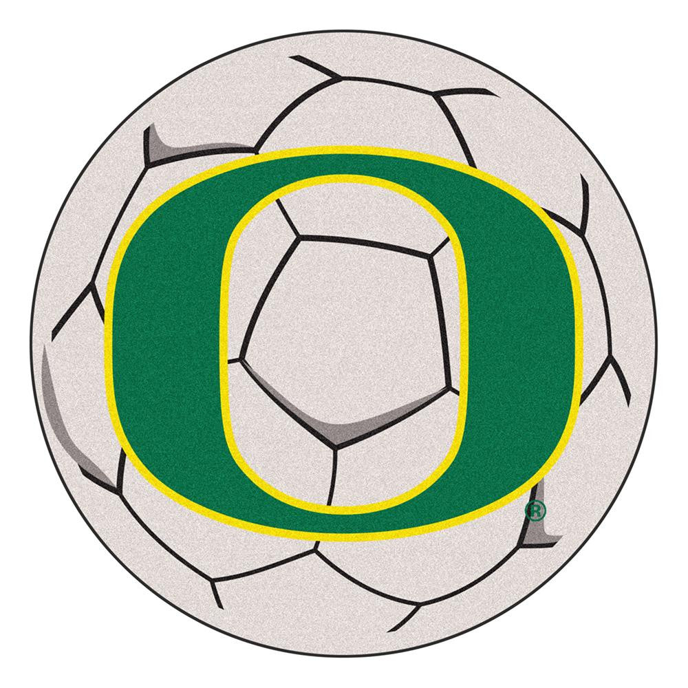 Oregon Ducks Ncaa "soccer Ball" Round Floor Mat (29")