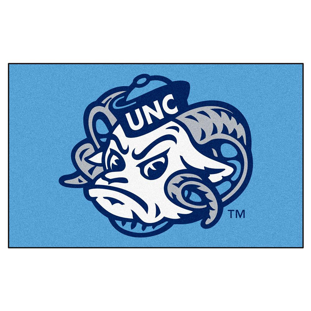 Unc - Chapel Hill Ncaa "ulti-mat" Floor Mat (5x8') Ram Logo