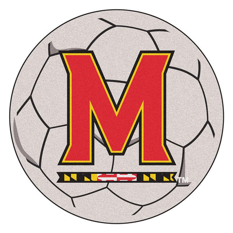 Maryland Terps Ncaa "soccer Ball" Round Floor Mat (29")