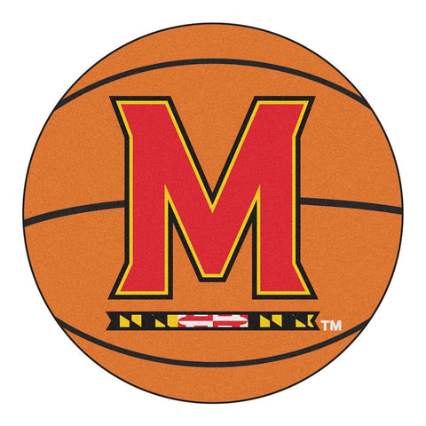 Maryland Terps Ncaa "basketball" Round Floor Mat (29")