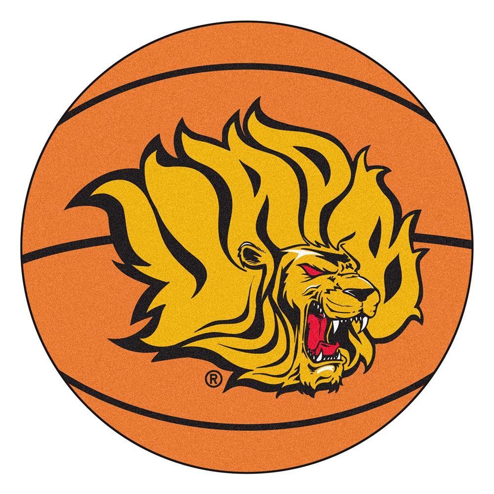 Arkansas Pine Bluff Golden Lions Ncaa Basketball Round Floor Mat (29")