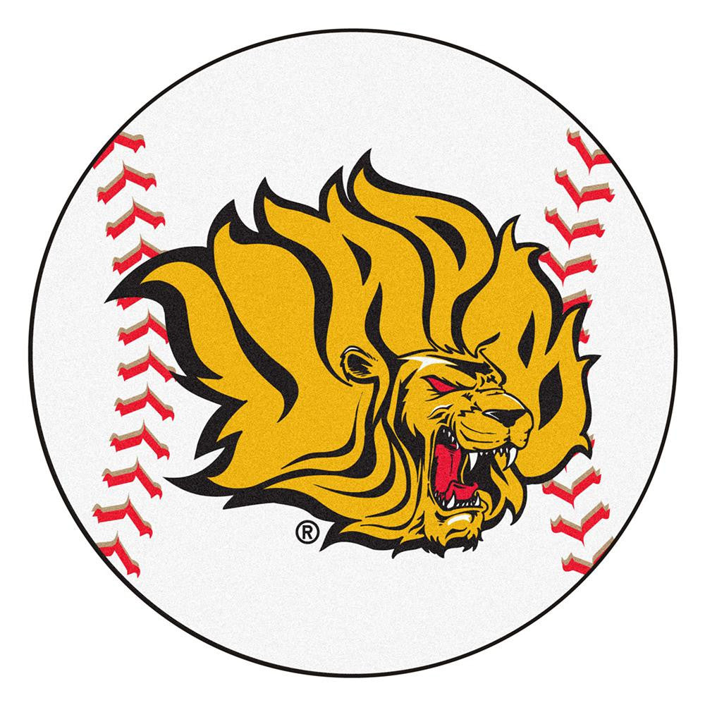 Arkansas Pine Bluff Golden Lions Ncaa Baseball Round Floor Mat (29")