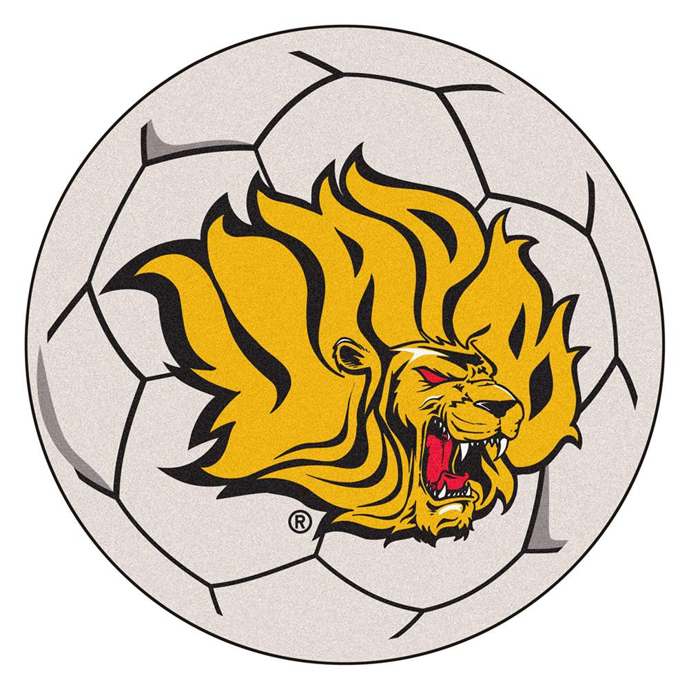 Arkansas Pine Bluff Golden Lions Ncaa Soccer Ball Round Floor Mat (29")