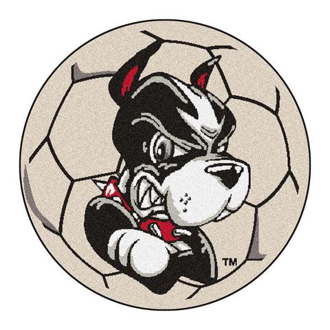 Boston Terriers Ncaa "soccer Ball" Round Floor Mat (29")