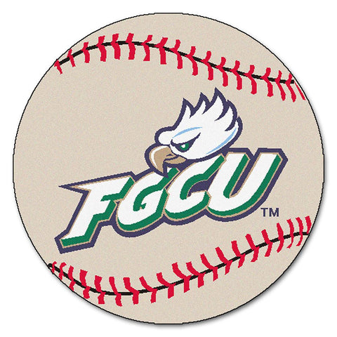 Florida Gulf Coast Eagles Ncaa "baseball" Round Floor Mat (29")