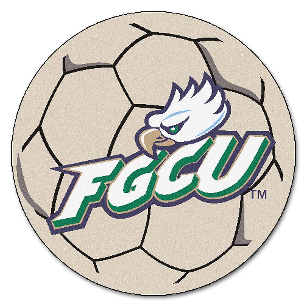 Florida Gulf Coast Eagles Ncaa "soccer Ball" Round Floor Mat (29")