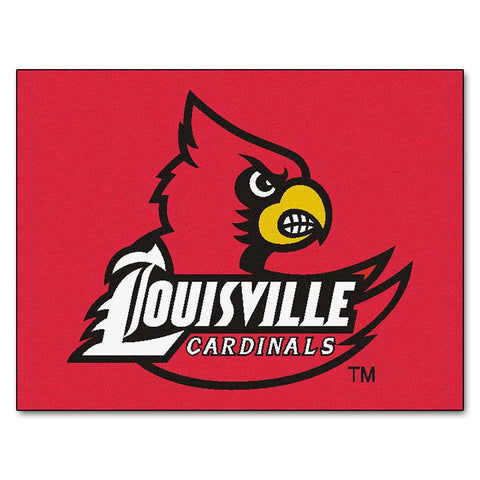 Louisville Cardinals Ncaa "all-star" Floor Mat (34"x45")