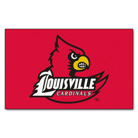 Louisville Cardinals Ncaa "ulti-mat" Floor Mat (5x8')