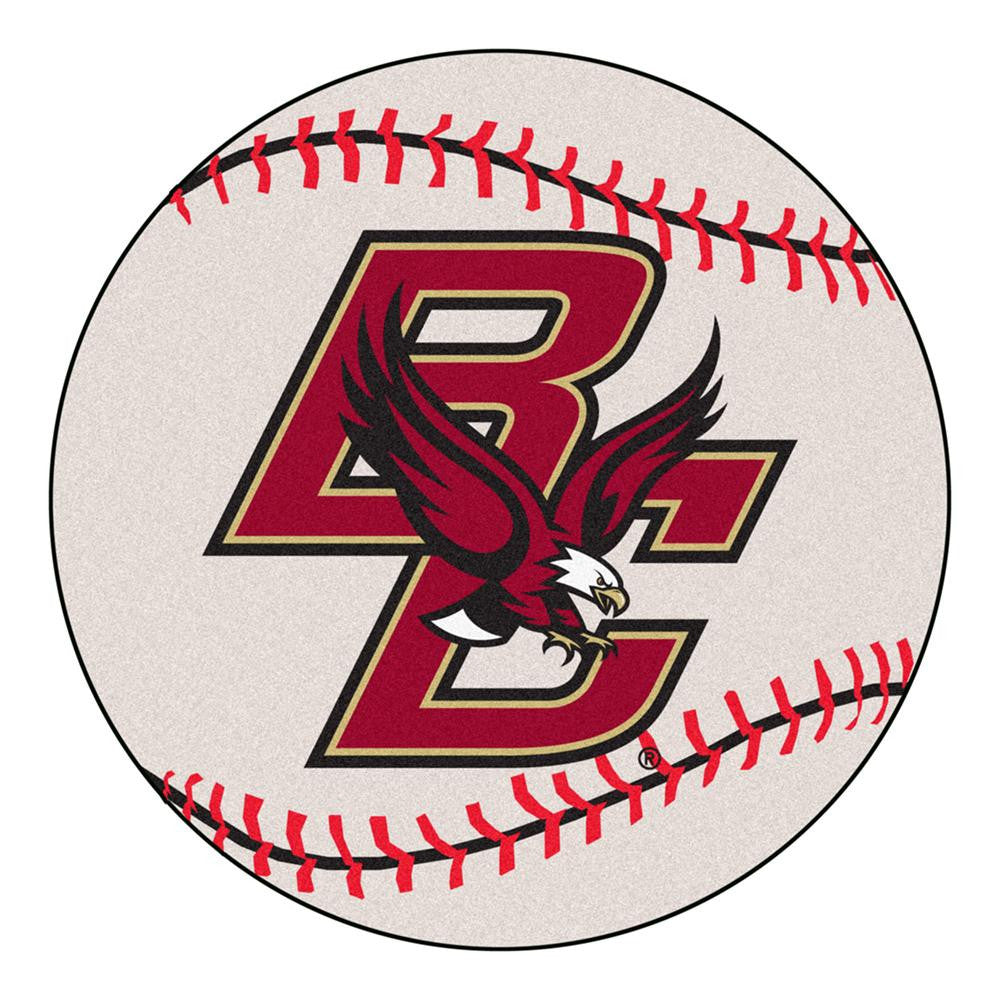 Boston College Golden Eagles Ncaa "baseball" Round Floor Mat (29")