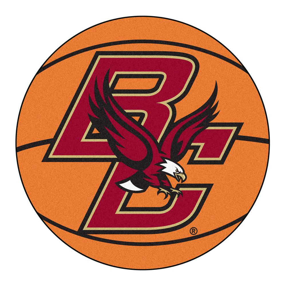 Boston College Golden Eagles Ncaa "basketball" Round Floor Mat (29")