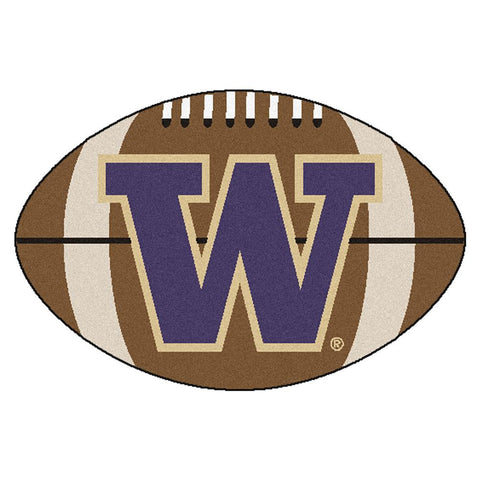 Washington Huskies Ncaa "football" Floor Mat (22"x35")