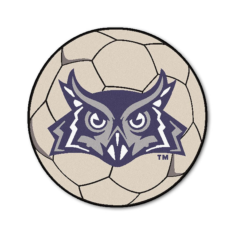Rice Owls Ncaa "soccer Ball" Round Floor Mat (29")