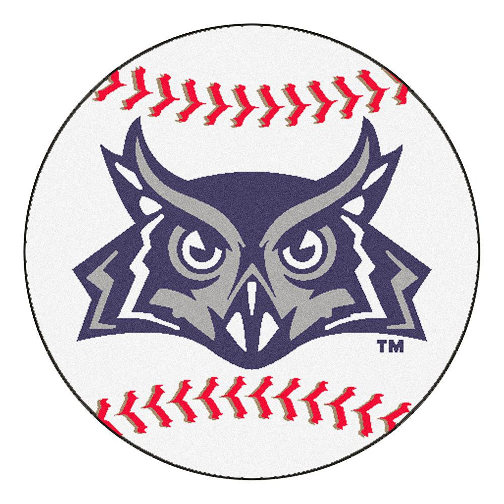 Rice Owls Ncaa "baseball" Round Floor Mat (29")