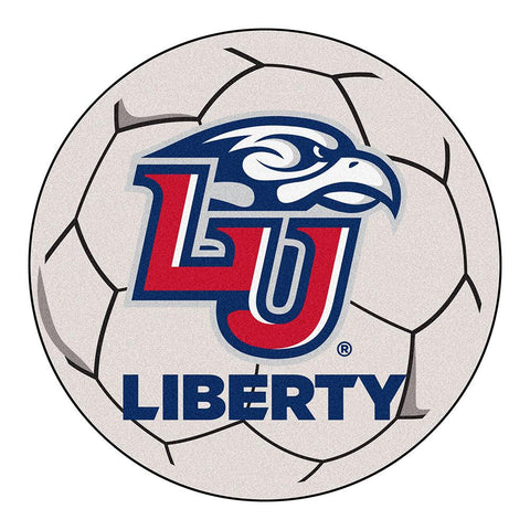 Liberty Flames Ncaa "soccer Ball" Round Floor Mat (29")