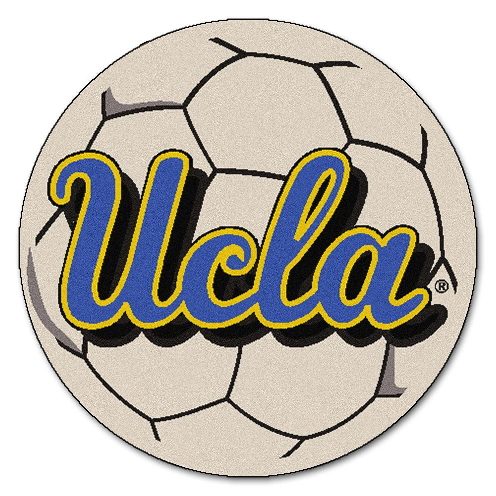 Ucla Bruins Ncaa "soccer Ball" Round Floor Mat (29")