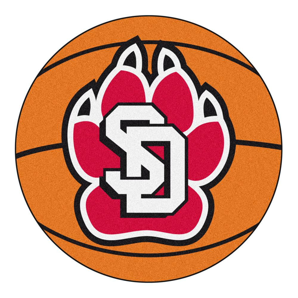 South Dakota Coyotes Ncaa "basketball" Round Floor Mat (29")