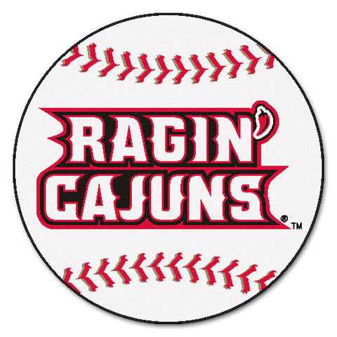 Louisiana Lafayette Ragin Cajuns Ncaa "baseball" Round Floor Mat (29")